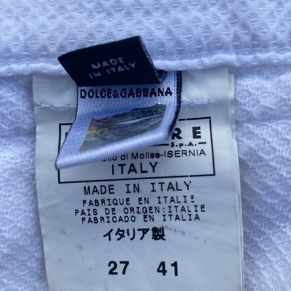 Dolce & Gabbana White Capris - Picture 5 of 10
